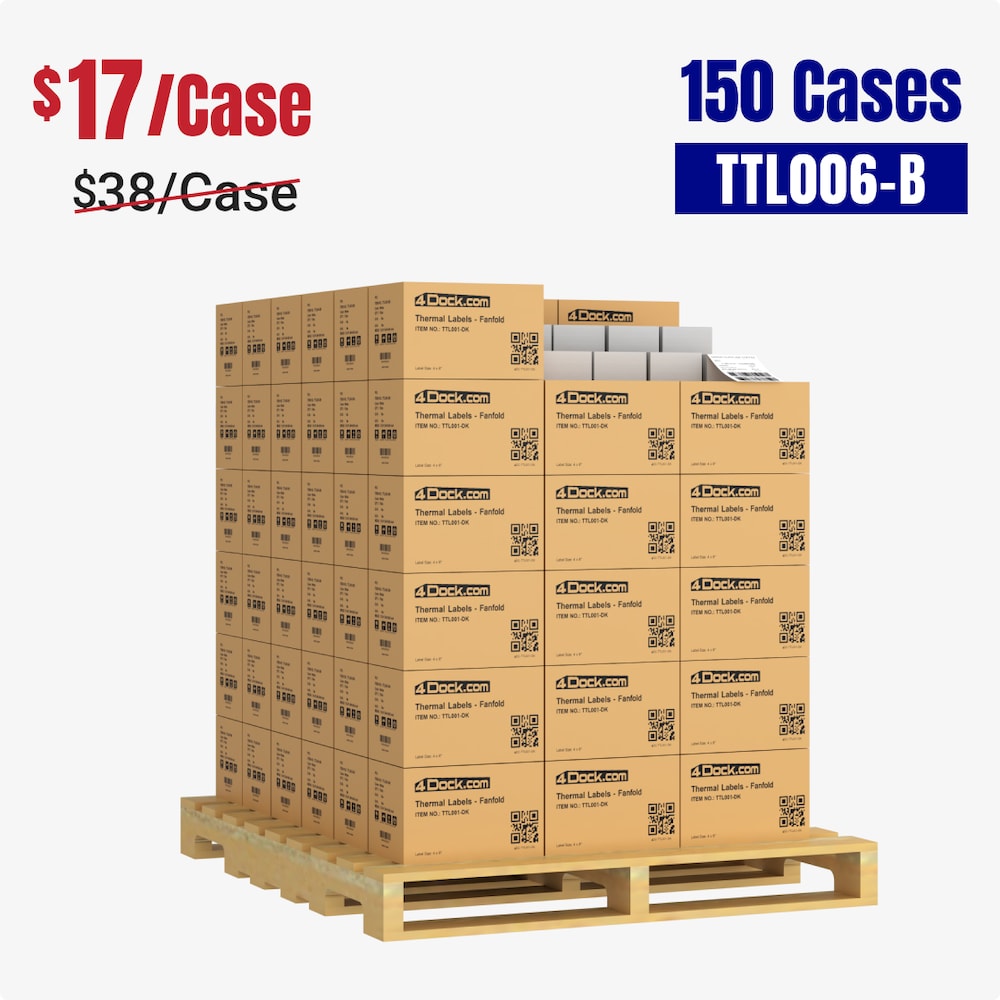 Thermal Labels - Fanfold_4Dock